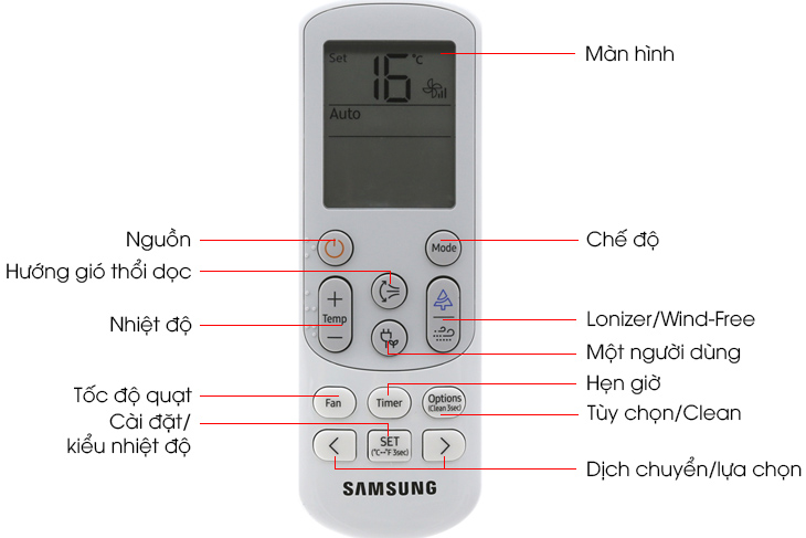 dieu khien dieu hoa samsung