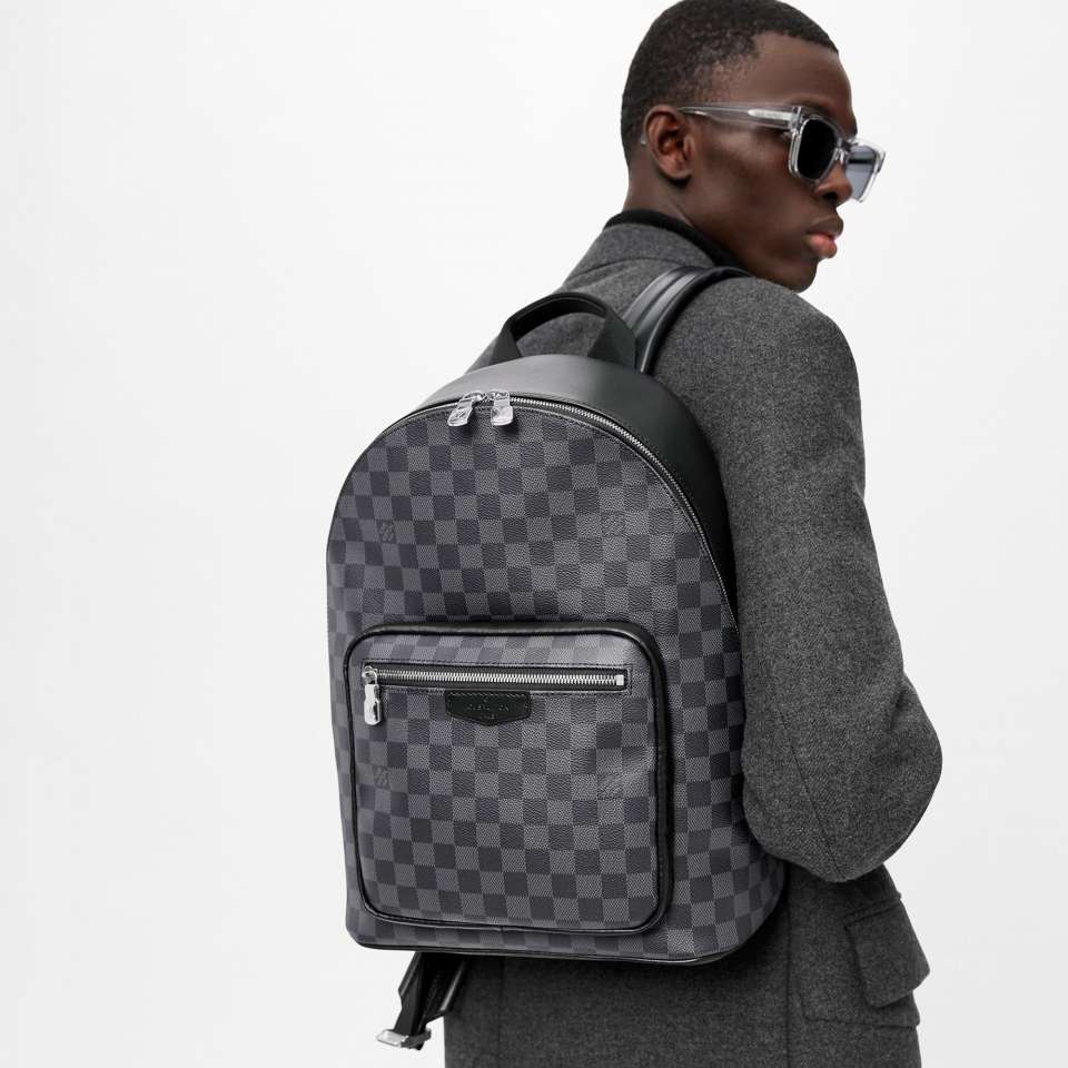 Balo nam Louis Vuitton JOSH DAMIER GRAPHITE CANVAS