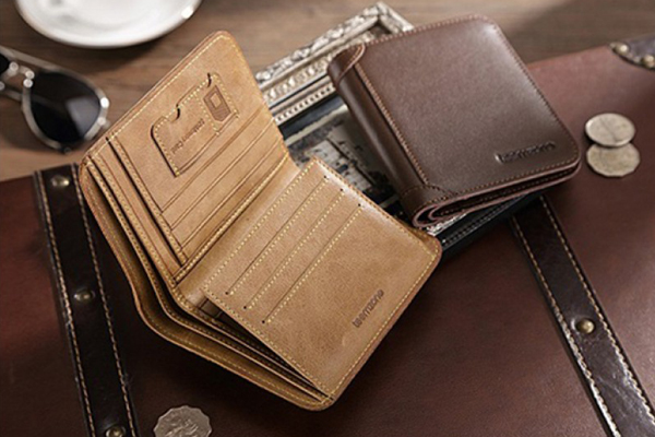 Men's leather wallet gifts