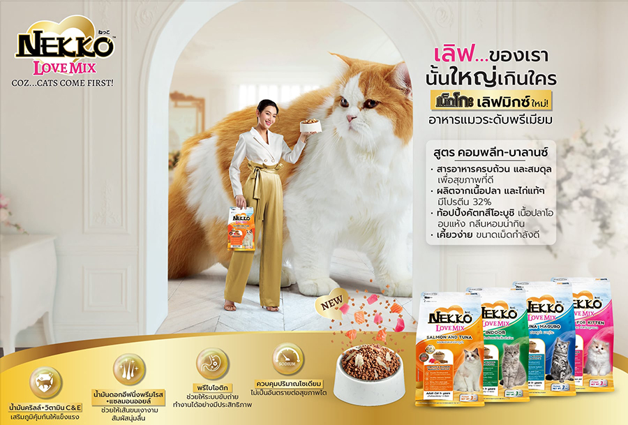 อาหารแมว Nekko ที่ถูกที่สุดในประเทศไทย มีให้เลือกอีกมากมาย ก.ค. 2023