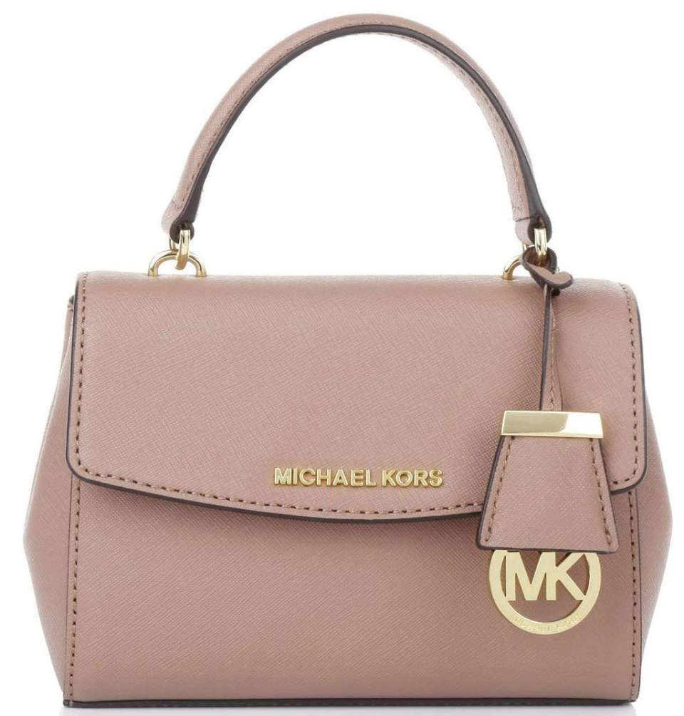 Túi xách Michael Kors hàng hiệu cao cấp Mercer Belted Small Satchel Leather  Brown Soft Pink Bag túi xách Michael Kors cao cấp đeo chéo túi xách MK  chính hãng đeo chéo
