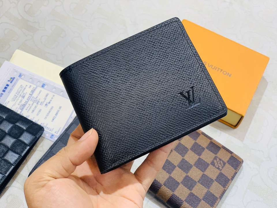 Ví dài nam Louis Vuitton Brazza Wallet Monogram Black  7thkingdom