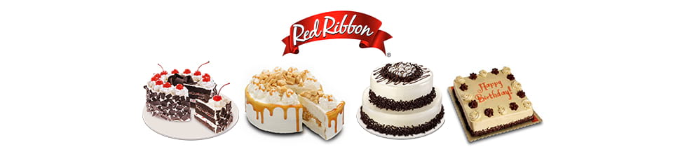 red ribbon cakes Cena